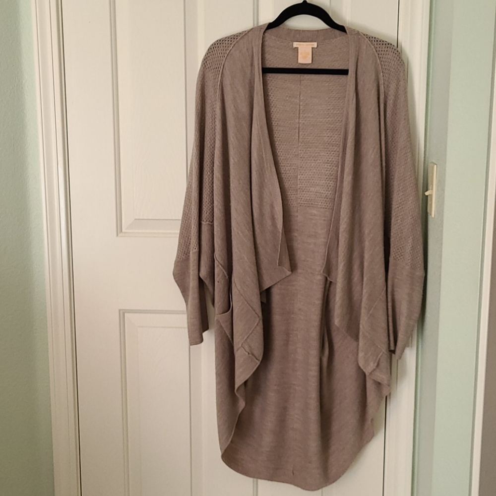 Beige Long Cardigan (S)